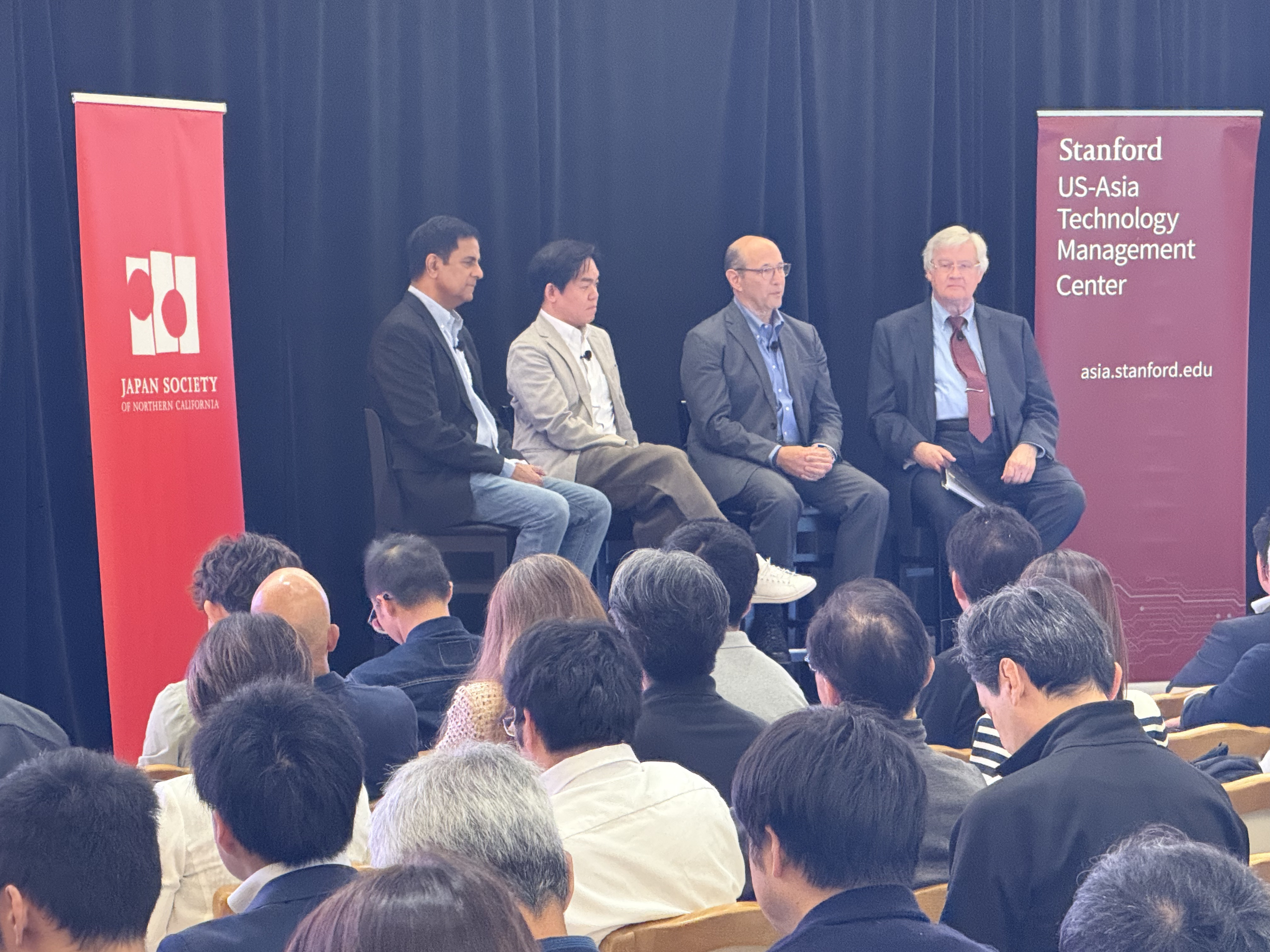 Anthropic and Sakana AI share the stage at the Japan–U.S. Innovation Symposium at Stanford